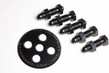Radium Engineering Fuel Surge Tank 6AN Bulkhead Plate w/ Fittings and Nuts by Radium Engineering RAD20-0128-01
