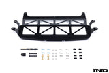 Fall-Line Motorsports F8X M2C / M3 / M4 Oil Cooler Guard V1 | FLM-F8X-3FSKID-V2-BLK
