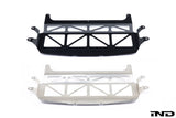 Fall-Line Motorsports F8X M2C / M3 / M4 Oil Cooler Guard V1 | FLM-F8X-3FSKID-V2-BLK