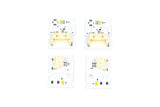 Motorsport Plus Motorsport+ F87 M2 CSL Style Yellow DRL LED Module Set