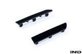 IND Painted Rear Reflector Set (Gloss Black) - BMW G87 M2 by IND Distribution IND-G87-RREF-668