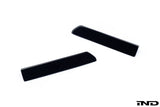 IND Painted Rear Reflector Set (Gloss Black) - BMW G87 M2 by IND Distribution IND-G87-RREF-668