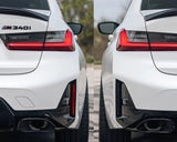 Acexxon Acexxon G20 3-Series LCI M-Sport Rear Reflector Insert Set - Honeycomb R20-10-2