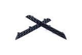 Acexxon G20 3-Series LCI M-Sport Rear Reflector Insert Set - Honeycomb | R20-10-2