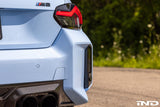 IND Painted Rear Reflector Set (Gloss Black) - BMW G87 M2 by IND Distribution IND-G87-RREF-668