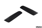 IND Painted Rear Reflector Set  (Gloss Black) - BMW U11 X1 M35i by IND Distribution IND-U11-RREF-668