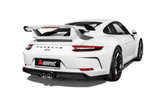 Akrapovic Porsche 911 GT3 (991.2) Slip-On Race Line (Titanium) w/Tips & Carbon Fiber Diffuser by Akrapovic S-PO/TI/8-TP-DI