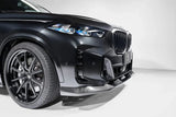 3D Design LCI Carbon Front Lip Spoiler - BMW G05 X5 by 3D Design 3101-30522