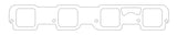Cometic 05+ Dodge 6.1L Hemi .060in Fiber Intake Gasket by Cometic CGS-C5197