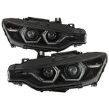 Spyder 12-14 BMW F30 3 Series 4DR Projector Headlights - Black by Spyder 5086754