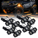 ORACLE Lighting ColorSHIFT® RGB+W Underbody Wheel Well Rock Light Kit (8 PCS) by Oracle Lighting orl5895-339-8