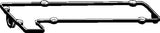 Elring Valve Cover Gasket - Mercedes 6010160621-ELR