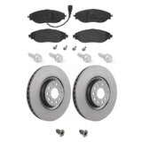 Brembo Front Pads and Rotors Set (340x30mm) by UroTuning Brake Kit BRE-FT-BK-MQB-340
