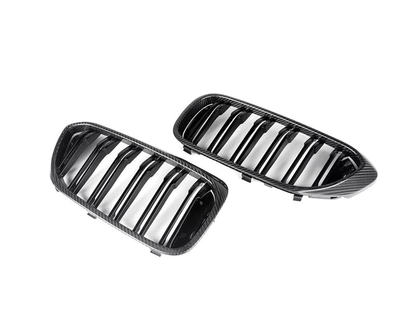 AutoTecknic Dry Carbon Fiber Front Grille Covers - G30 5-Series