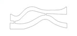 Cometic Ford Windsor .060in Fiber Intake End Seals Kit by Cometic CGS-C5653-060