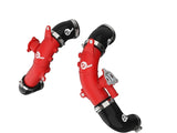aFe 2022 Toyota Land Cruiser (J300) V6-3.5L (tt) BladeRunner 2.5in Aluminum Hot Charge Pipe - Red by AFE 46-20558-R