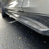 CarBahn Gloss Carbon Fiber Side Skirts - BMW / F9X / X3M / X4M by CarBahn CBF9X-8115