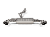 Akrapovic 2021+ Audi RS Q8 (4M) Evolution Line Cat Back w/Carbon Fiber/Titanium Tips by Akrapovic S-AU/TI/20H