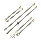 Techtonics DOT Kevlar S.S. Brake Line Set (Mk2 w/Mk4 Rear Calipers)