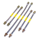 Techtonics DOT Kevlar/Stainless Brake Lines ('86-'89 Mk1 and Mk2 w/discs)