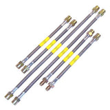 Techtonics DOT Kevlar Stainless Steel Brake Lines, Corrado G60 to '91