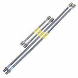 Techtonics DOT Kevlar Stainless Steel Brake Lines, Mk3 w/ Rear Drums