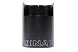Dinan Double-Walled 4.5" Clamp-On Exhaust Tip w/ 3.25" Inlet for Dual Exhaust Setups (Black Ceramic) by Dinan D663-0644-BOX