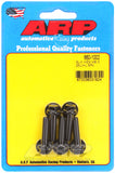 ARP M6 x 1.00 x 25 Black Oxide Hex Bolts (5/pkg)
