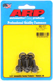 ARP M6 x 1.00 x 16 Black Oxide Hex Bolts (5/pkg)