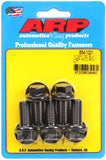 ARP M12 x 1.50 x 25 Hex Black Oxide Bolts (5/pkg)