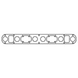 Cometic Jaguar XK6 .060in AFM Intake Manifold Gasket - With B Type Heads by Cometic CGS-C4244-060