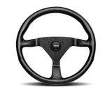 MOMO Tuning Montecarlo 350 Diameter Steering Wheel (Black Stitching) by MOMO MCL35BK1B