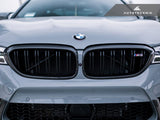 AutoTecknic Carbon Fiber Front Grille Surround Set - F90 M5 by AutoTecknic ATK-BM-0274-CF-2