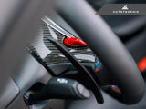 AutoTecknic Replacement Carbon Steering Wheel Top Cover - F91/ F92/ F93 M8 by AutoTecknic ATK-BM-0273-5