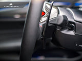 AutoTecknic Carbon Steering Wheel Top Cover - G05 X5 | G06 X6 | G07 X7 by AutoTecknic ATK-BM-0275-G07