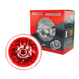 ORACLE Lighting Pre-Installed Lights 7 IN. Sealed Beam - Red Halo by Oracle Lighting orl6905-003