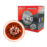 ORACLE Lighting Pre-Installed Lights 7 IN. Sealed Beam - Amber Halo by Oracle Lighting orl6905-005