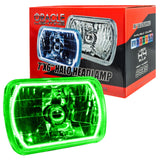 ORACLE Lighting Pre-Installed Lights 7x6 IN. Sealed Beam - Green Halo by Oracle Lighting orl6908-004