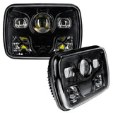 ORACLE Lighting 7"x6" 40W Replacement LED Headlight - Black (Pair) by Oracle Lighting orl6919-001