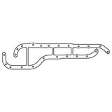 Cometic Ford EAO Cosworth YB .060in AFM Oil Pan Gasket - Pan Rails Only by Cometic CGS-C4640