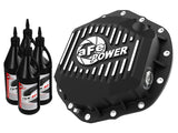 aFe 19-23 Dodge Ram 2500/3500 Pro Series Rear Differential Cover - Black w/ Machined Fins by AFE 46-71151B