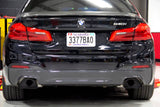 Dinan Free Flow Axle-Back Exhaust (Black Tips) - 2017-2023 BMW 540i by Dinan D660-0078-BLK
