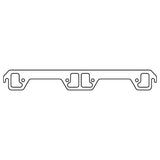 Cometic AMC 304-401CI V8 .043in Copper Exhaust Manifold Gasket Set - 1.880in Dogleg Ports by Cometic CGS-C15335C