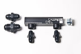 Radium Engineering Universal 4-Port Manifold - Black W/ Logo by Radium Engineering RAD20-0062