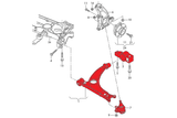 Verkline Adjustable Tubular Front Race Wishbones with Modified Kinematics - VW/Audi / 8P / Mk5 / Mk6 / TT / TTS / TTRS / RS3 / S3 / A3 / Golf by Verkline was-011