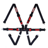 RaceQuip Black FIA 6pt Pull Up Lap FHR Formula Sub by RaceQuip RQP857007