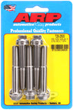 ARP 3/8-24 x 2.500 7/16in Hex Stainless Steel Wrenching Bolts (Pack of 5)