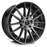 Marquee Wheels 18x9 et35 / 5x114.3 / cb73.1 Marquee Wheels M8150 18" 5x114.3 Black / Machined 8150189511435BPN