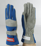 RaceQuip Blue 1-Layer SFI-1 Glove by RaceQuip