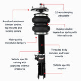 Performance Air Suspension Front Kit - Ford / S550 / S650 by Air Lift Performance 76007